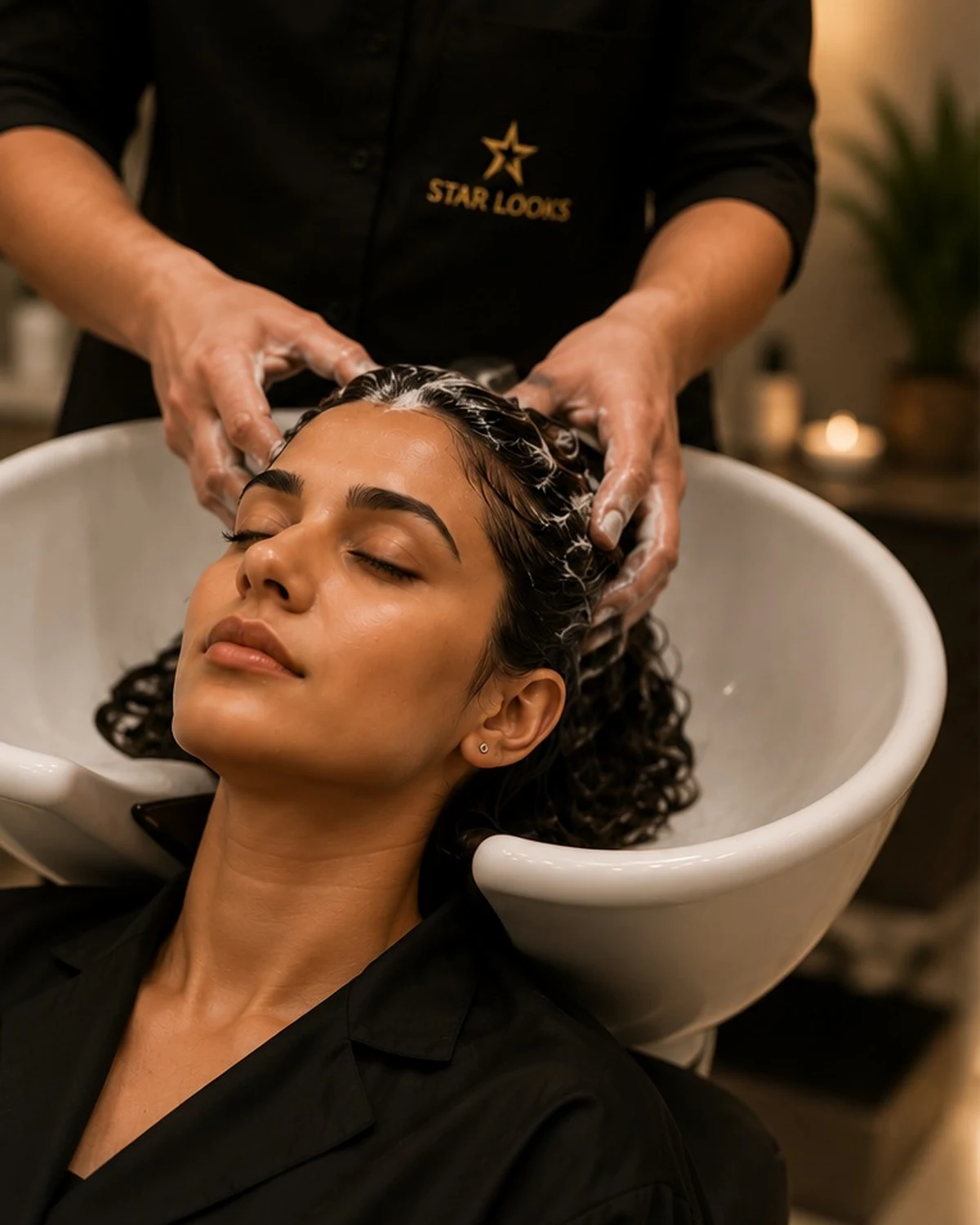 Interior of Star Looks Unisex Salon